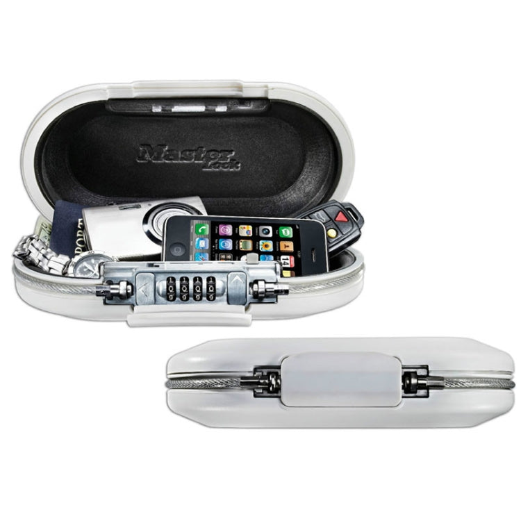 Portable Mini Safe Password Storage Box  with Flexible Steel Handle