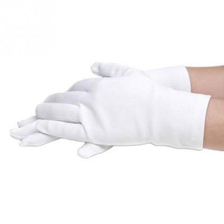 Unisex Kids Gloves Short Satin soft Elastic Gloves for Children Girls Boys Performance Dance Speech Gloves One Size(white)