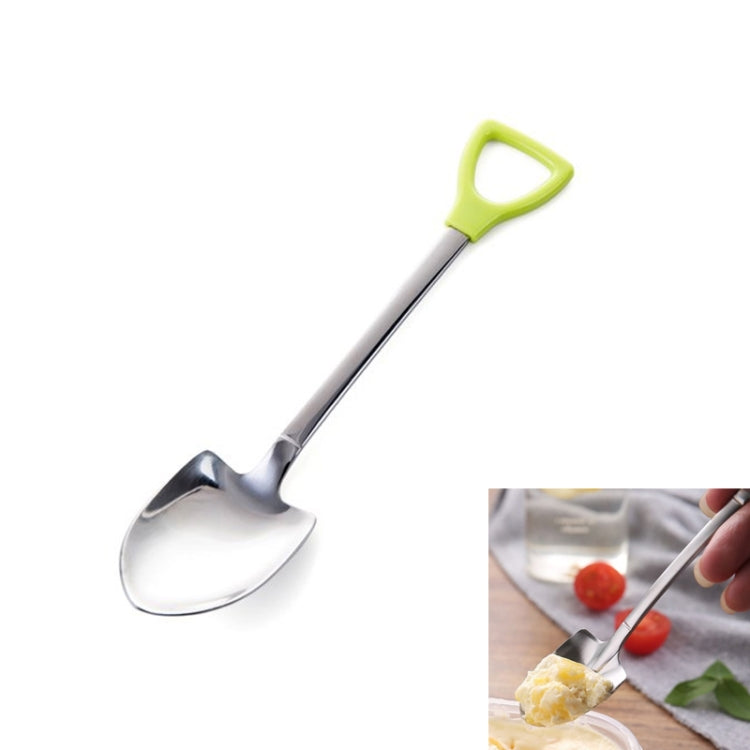 3 PCS Stainless Steel Shovel Shape Tea Coffee Sugar Spoon Ice Cream Dessert Spoon