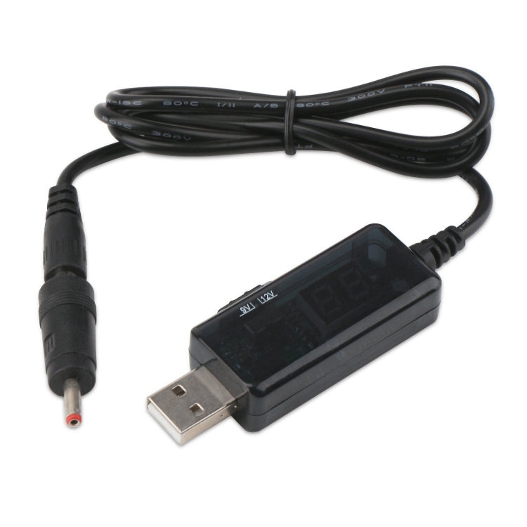 USB Boost Cable 5V Step Up to 9V 12V Adjustable Voltage Converter 1A Step-up Volt Transformer DC Power Regulator with Switch EU