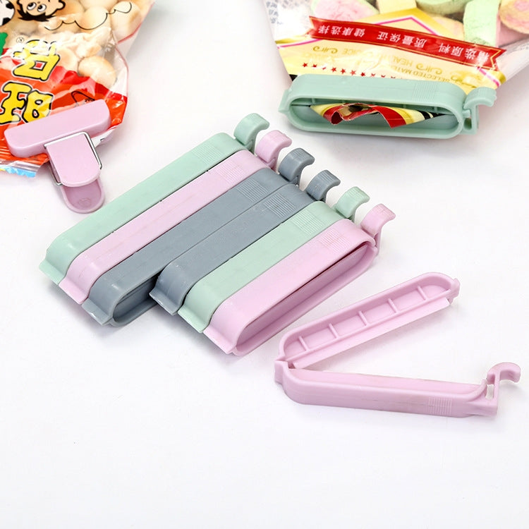 12 PCS Bag Clips Snack Food Storage Bag Sealer Kitchen Tool accessories Mini Vacuum Sealer Clamp Food Clip