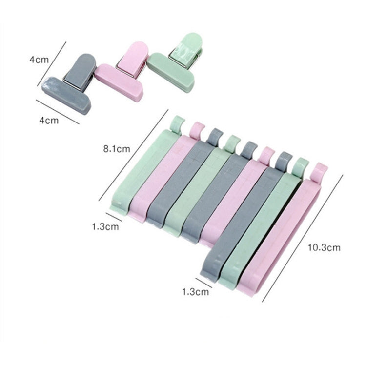 12 PCS Bag Clips Snack Food Storage Bag Sealer Kitchen Tool accessories Mini Vacuum Sealer Clamp Food Clip