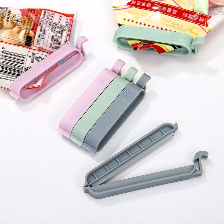 12 PCS Bag Clips Snack Food Storage Bag Sealer Kitchen Tool accessories Mini Vacuum Sealer Clamp Food Clip