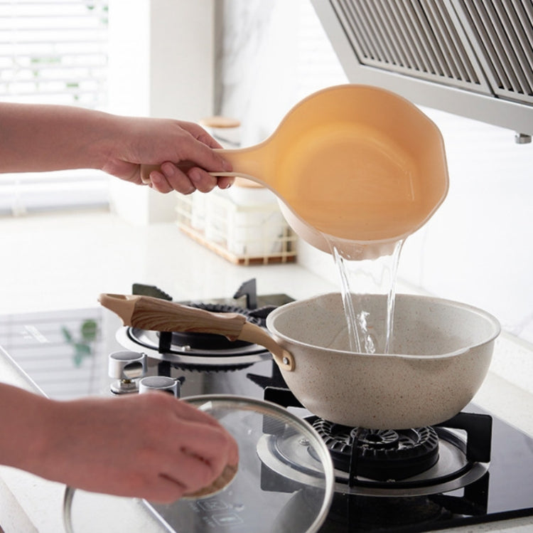 8 PCS Thickened Long Handle Water Scoop Household Washing Vegetable Spoon Random Color Delivery
