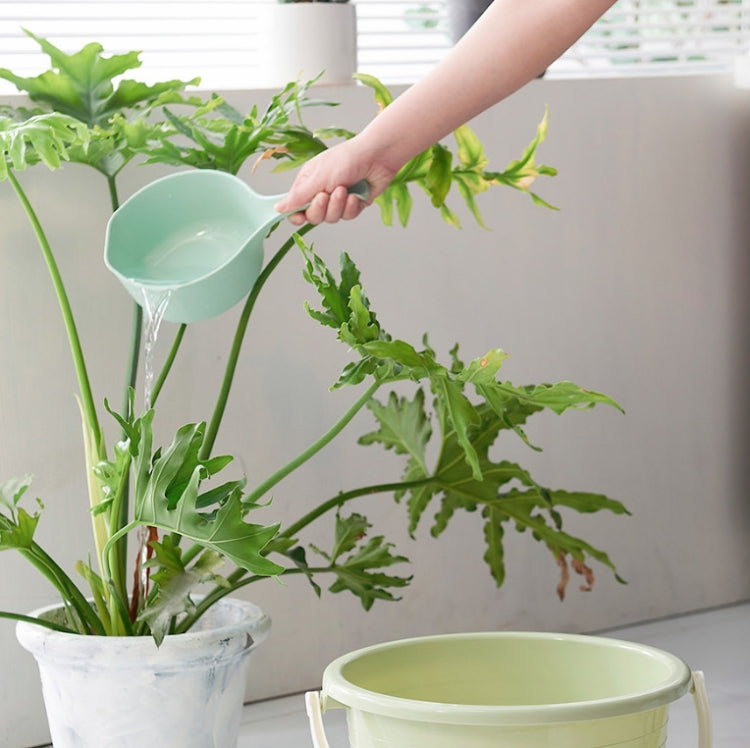 8 PCS Thickened Long Handle Water Scoop Household Washing Vegetable Spoon Random Color Delivery