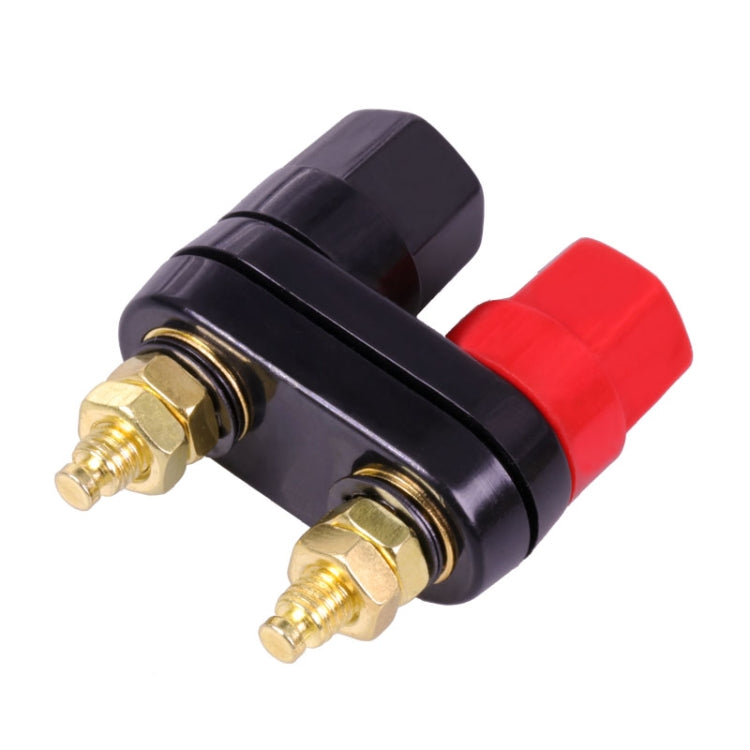 2 Pin 25A Couple Terminals Connector Plugs for Speaker Amplifier Plug Jack