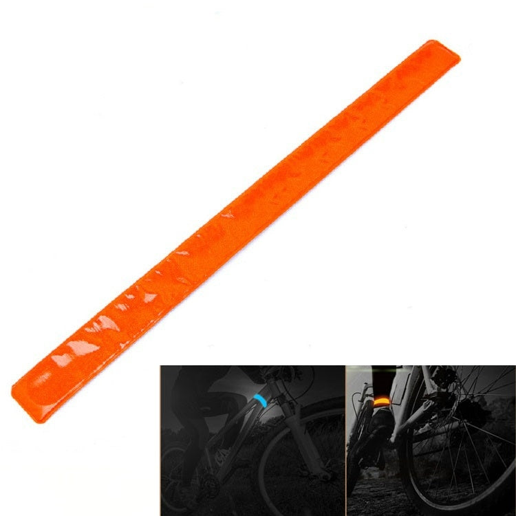 4 PCS Bike Bicycle Cycling Band Arm Leg Pant Reflective Strap Belt Safety Reflector