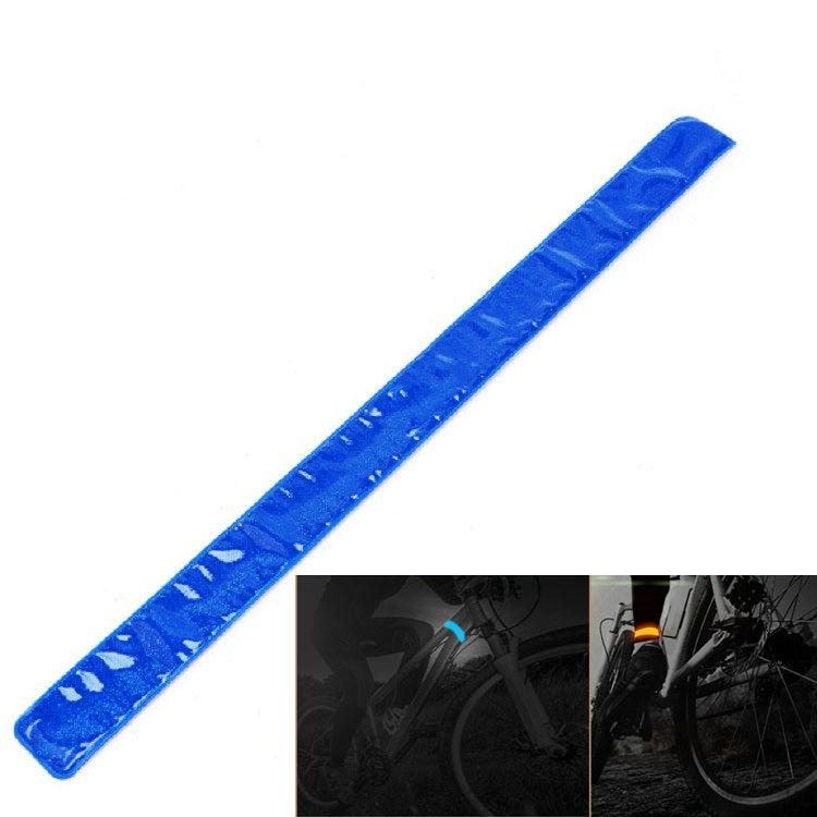 4 PCS Bike Bicycle Cycling Band Arm Leg Pant Reflective Strap Belt Safety Reflector
