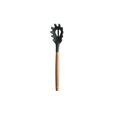 Silicone Wood Handle Spatula Heat-resistant Soup Spoon Non-stick Special Cooking Shovel Kitchen Tools Draging Spoon