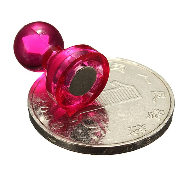 10 PCS Strong Neodymium Magnets Cones Magnets Super Magnet Thumbtack, Size: D11x17mm, Random Color Delivery