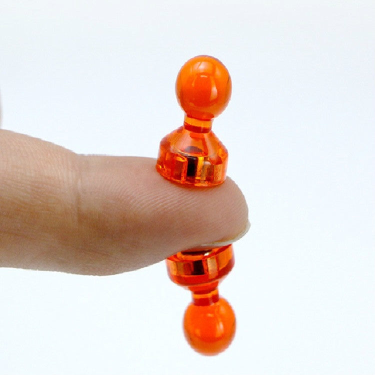 10 PCS Strong Neodymium Magnets Cones Magnets Super Magnet Thumbtack, Size: D11x17mm, Random Color Delivery