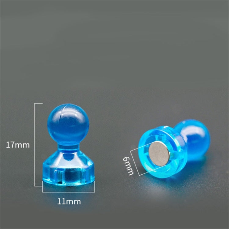 10 PCS Strong Neodymium Magnets Cones Magnets Super Magnet Thumbtack, Size: D11x17mm, Random Color Delivery