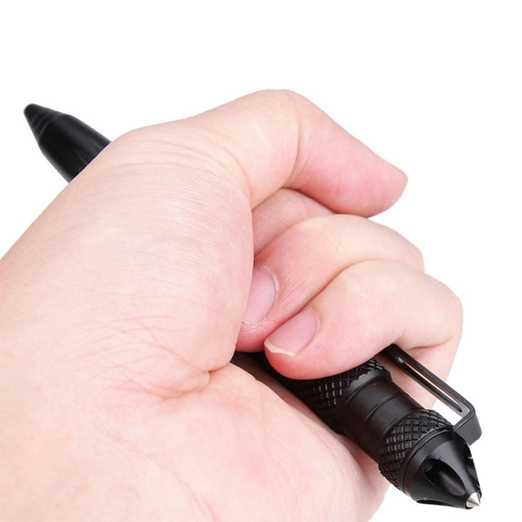 3 PCS Multipurpose Aviation Aluminum Anti-skid Portable Defence Personal Pen Tool(Black)