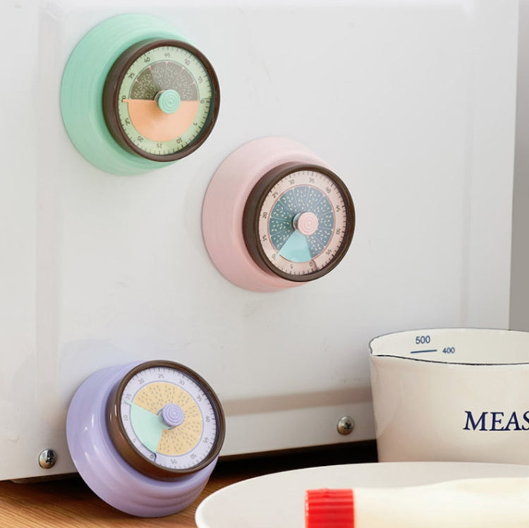 Kitchen Magnet Mechanical Timer Alarm Clock Countdown