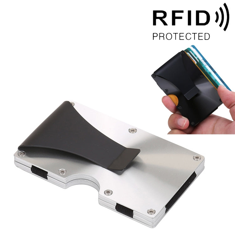 2 PCS X-11D Ultra-thin Business Card Holder Aluminum Credit card Metal Anti-magnetic Wallet
