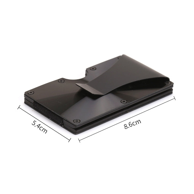 2 PCS X-11D Ultra-thin Business Card Holder Aluminum Credit card Metal Anti-magnetic Wallet