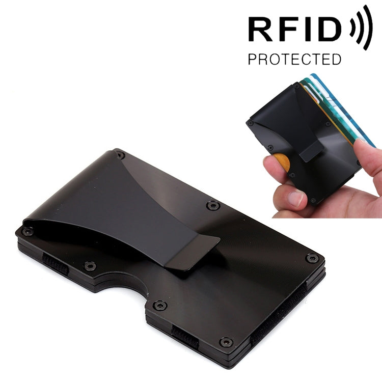 2 PCS X-11D Ultra-thin Business Card Holder Aluminum Credit card Metal Anti-magnetic Wallet