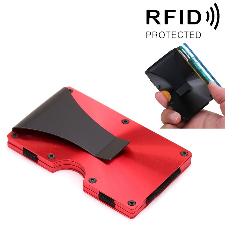 2 PCS X-11D Ultra-thin Business Card Holder Aluminum Credit card Metal Anti-magnetic Wallet