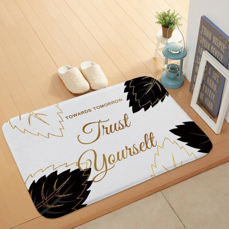 Absorbent Non-Slip Door Mat For Bedroom & Bathroom, Size:40x60cm