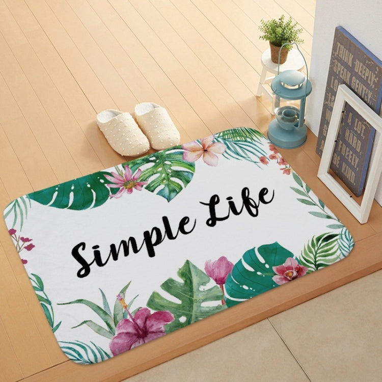 Absorbent Non-Slip Door Mat For Bedroom & Bathroom, Size:40x60cm