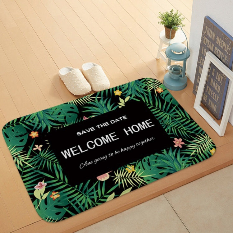 Absorbent Non-Slip Door Mat For Bedroom & Bathroom, Size:50x80cm