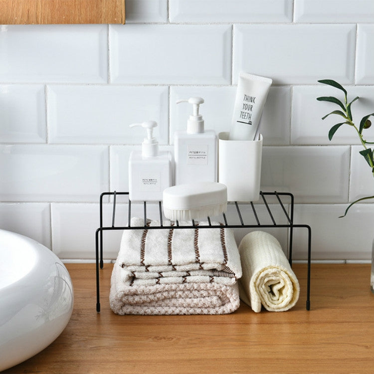 Kitchen Drain Rack Dish Sauce Rack Layered Storage Rack Retractable Rack, Style:Regular