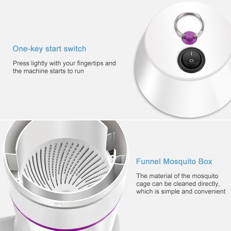 Photocatalyst USB Suction Type Mute Non-radiation Mosquito Killing Lamp