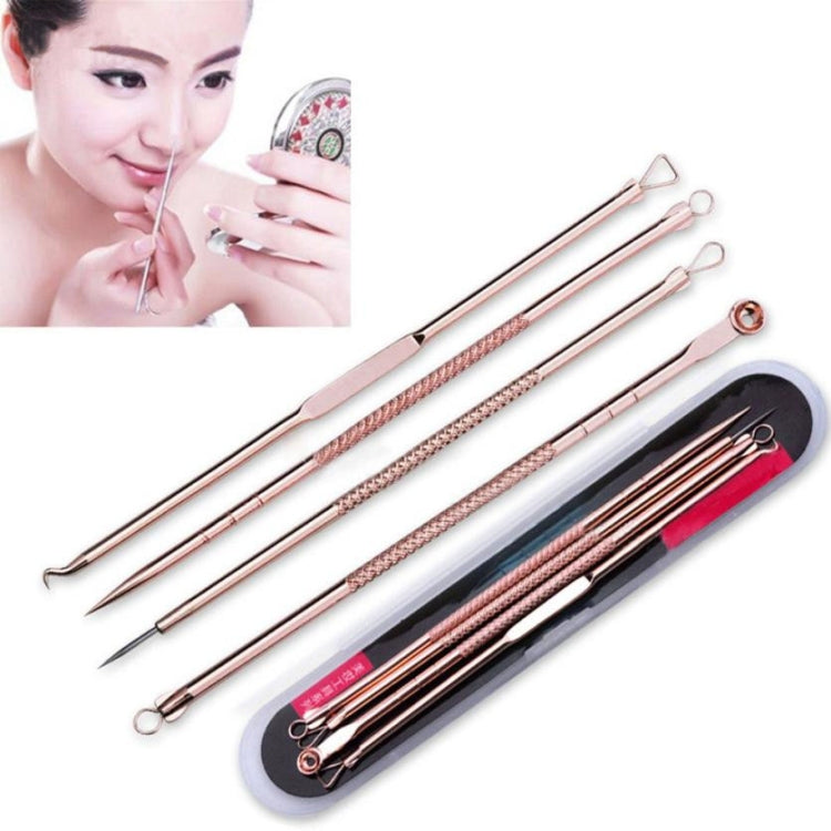 4 in 1 Set Pimple Blemish Blackhead Acne Extractor Remover Tool Needles