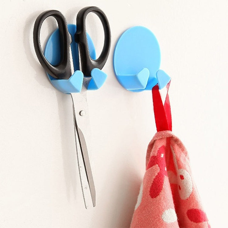 2 Sets Home Creative Design Family Powerful Hooks, Random Color Delivery