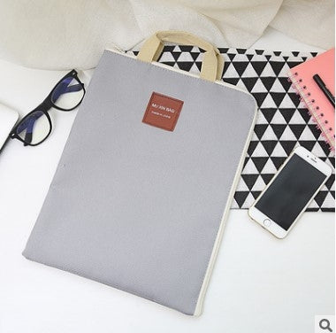 Waterproof Nylon Zipper Tablet Business Handbag, Size: 35 x 27cm