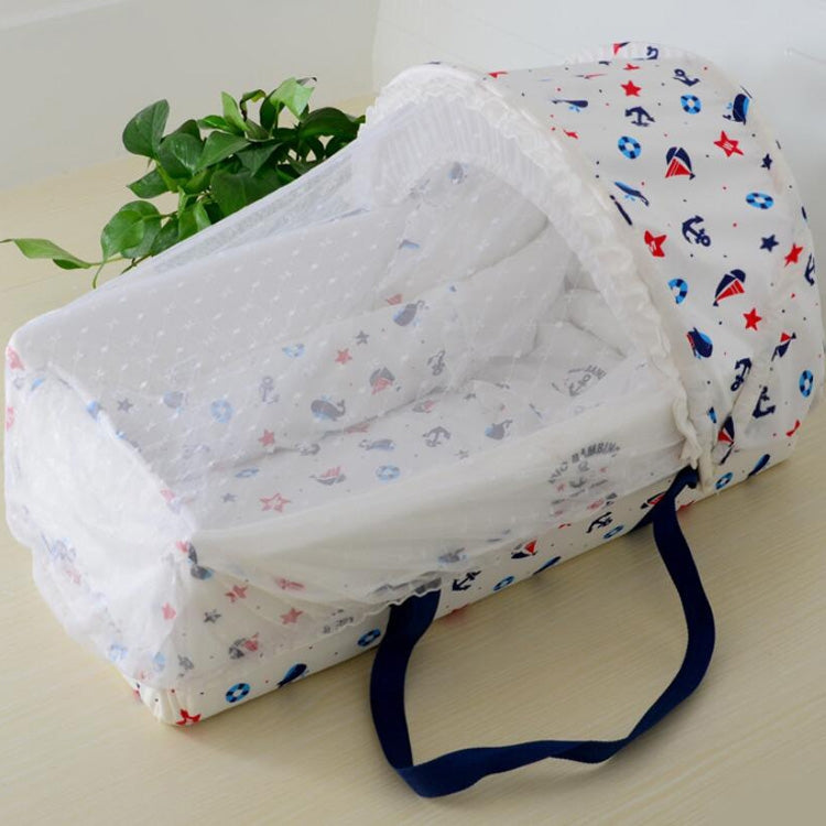 Newborn Baby Portable Sleeping Basket with Mosquito Net