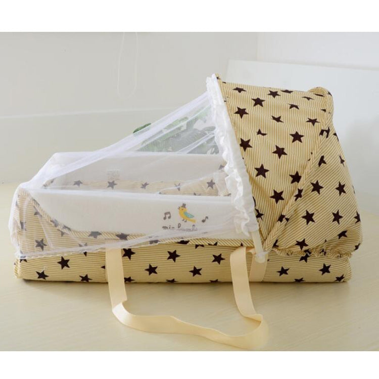 Newborn Baby Portable Sleeping Basket with Mosquito Net