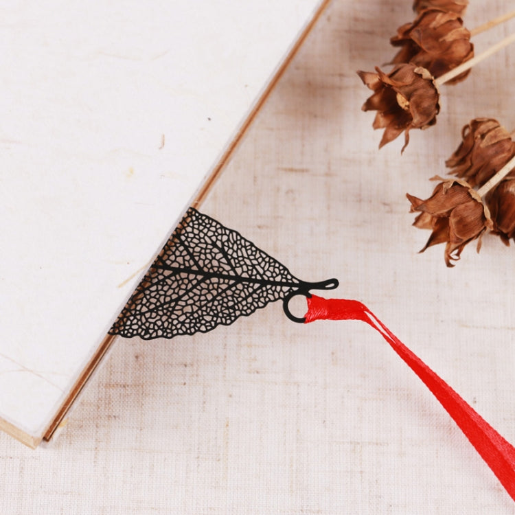 2 PCS Ferrous Metal Bookmarks Creative Stationery Gifts Vein