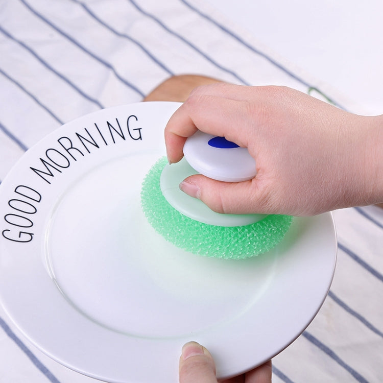 Fashion Round Handle Brush Mesh Cleaning Tools(Random Colorï¼‰