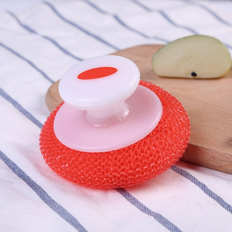 Fashion Round Handle Brush Mesh Cleaning Tools(Random Colorï¼‰