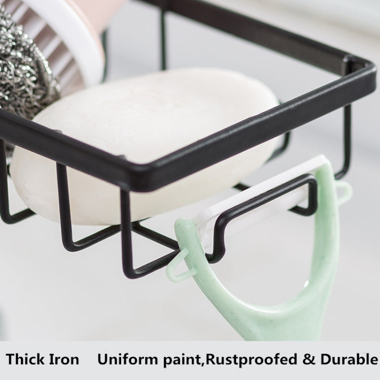 Faucet Rack Kitchen Rag Storage Drain Box Bathroom Bath Soap Cosmetic Storage Shelf Sink Hanging Basket