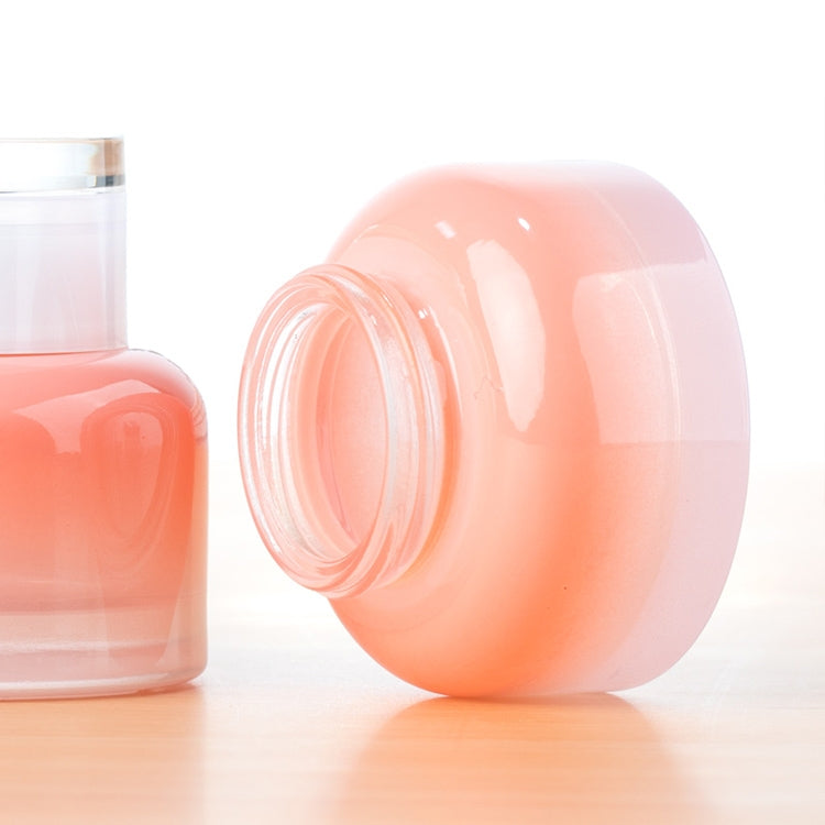 10 PCS Cream Bottle Lotion Bottle Toner Bottle Cosmetic Glass Bottle, Specification:50g Cream Bottle