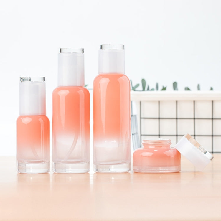 10 PCS Cream Bottle Lotion Bottle Toner Bottle Cosmetic Glass Bottle, Specification:50g Cream Bottle