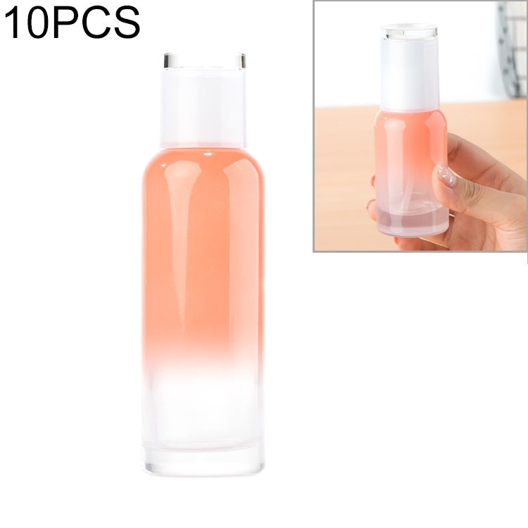10 PCS Cream Bottle Lotion Bottle Toner Bottle Cosmetic Glass Bottle, Specification:120ml Toner Bottle