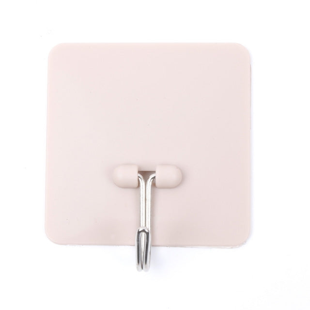5 PCS Square Nail-Free Strong Adhesive No-Trace Hook