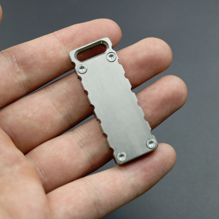 Titanium Alloy Multifunctional Pocket Knife Folding Knife Letter Opener Outdoor Survival Tool Knife(Knife)