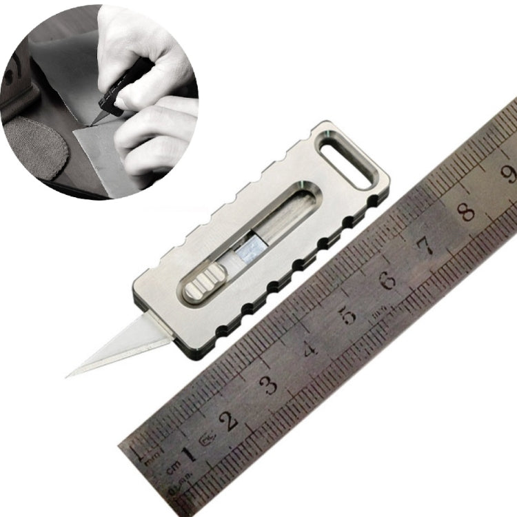 Titanium Alloy Multifunctional Pocket Knife Folding Knife Letter Opener Outdoor Survival Tool Knife(Knife)