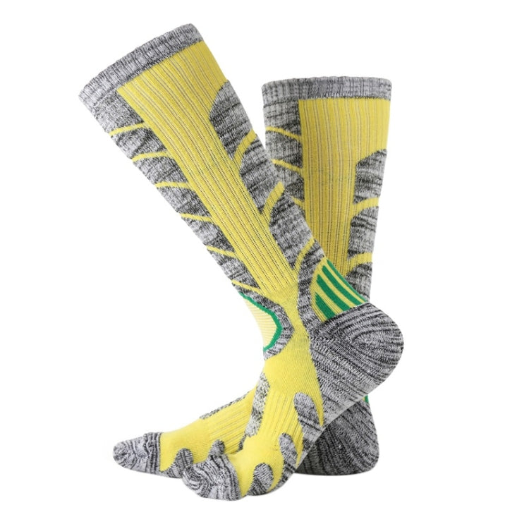 Outdoor Cycling Socks Compression Sports Football Ski Running Soft Knee-High Sports Socks, Size:M