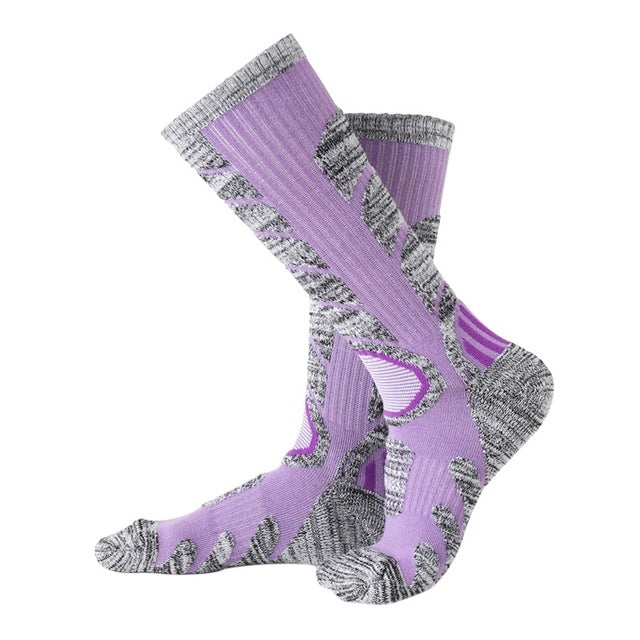 Outdoor Cycling Socks Compression Sports Football Ski Running Soft Knee-High Sports Socks, Size:M