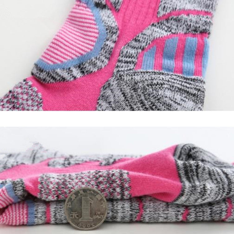 Outdoor Cycling Socks Compression Sports Football Ski Running Soft Knee-High Sports Socks, Size:M