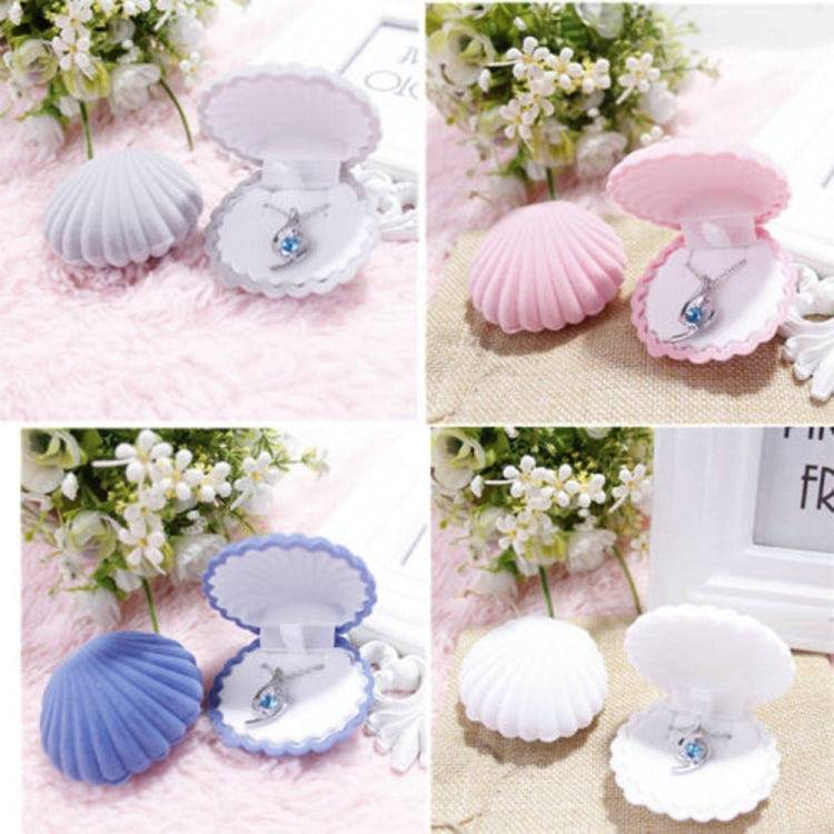 2 PCS Shell Shape Ring Box For Earrings Necklace Bracelet Jewelry