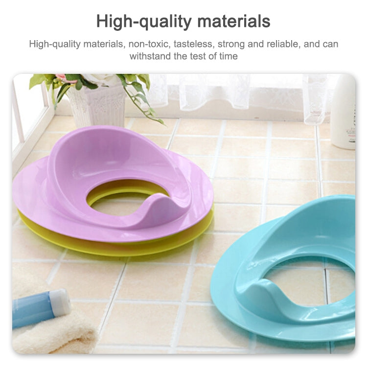 2 PCS Kids Baby Bathroom Toilet Seat Cushion Trainer Training Seat Cover(Yellow)