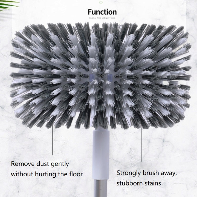 Long Handle Bristle Brush For Bathroom Floor Cleaning Brush(White)