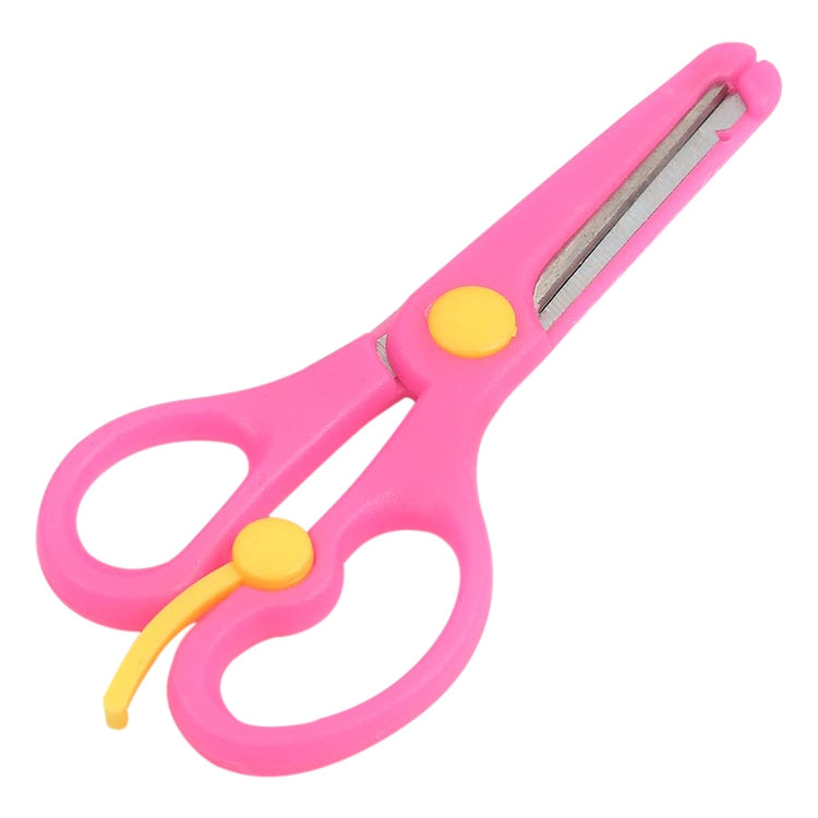 Elastic Safety Scissors Candy-Colored Knife