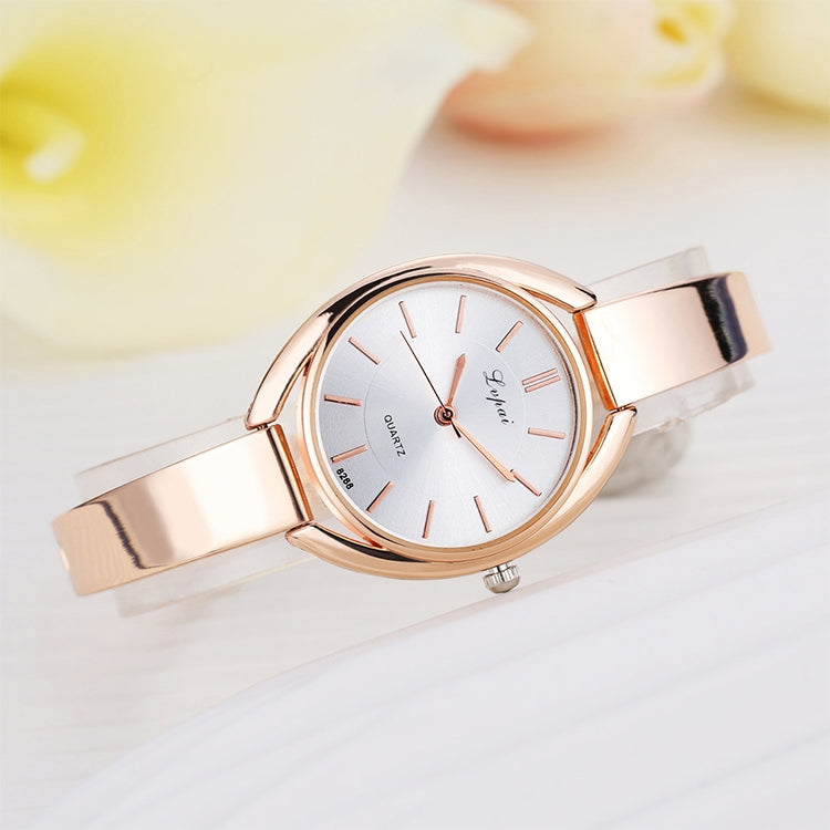 Lvpai P072 Women Quartz Steel Belt Silicone Belt Watch
